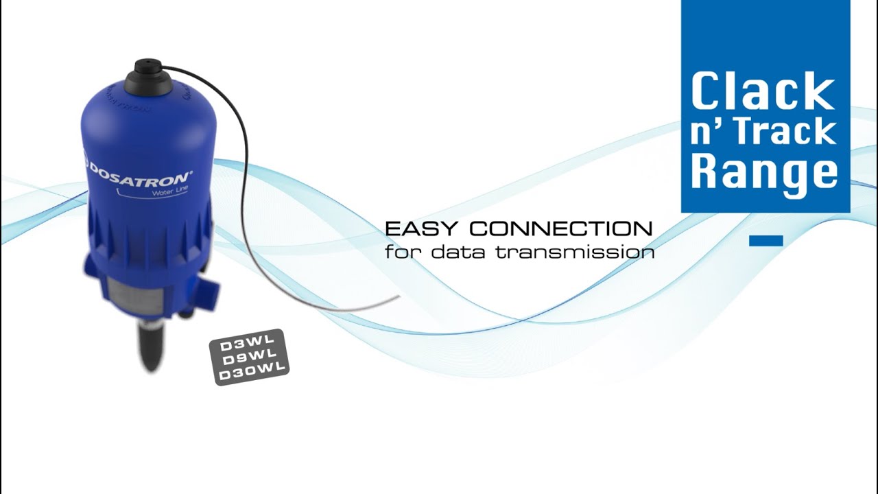 Clack n’ Track by DOSATRON® – Remote monitoring of the water flow from your dosing pump