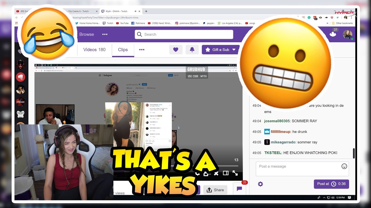 POKIMANE REACTS TO MYTH EYE TRACKING HER