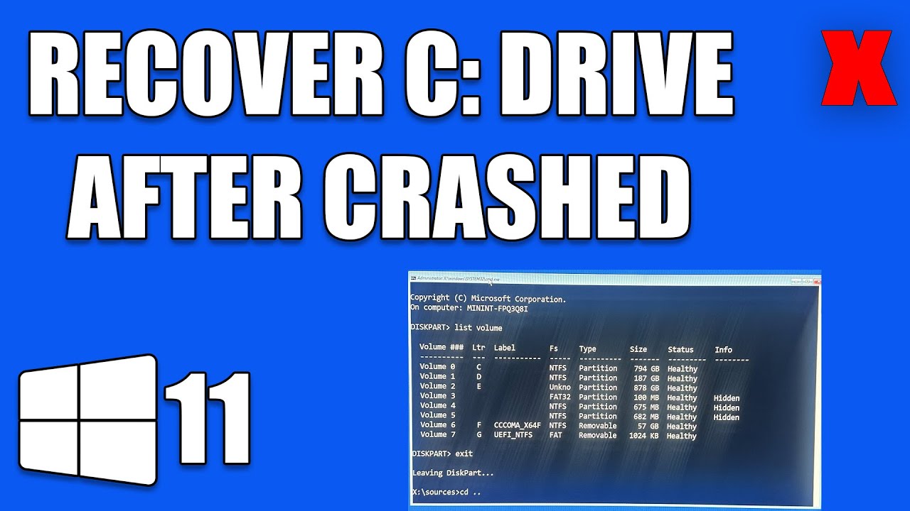 How to Recover Data C Drive after Windows 11 Crashed[2 Methods]