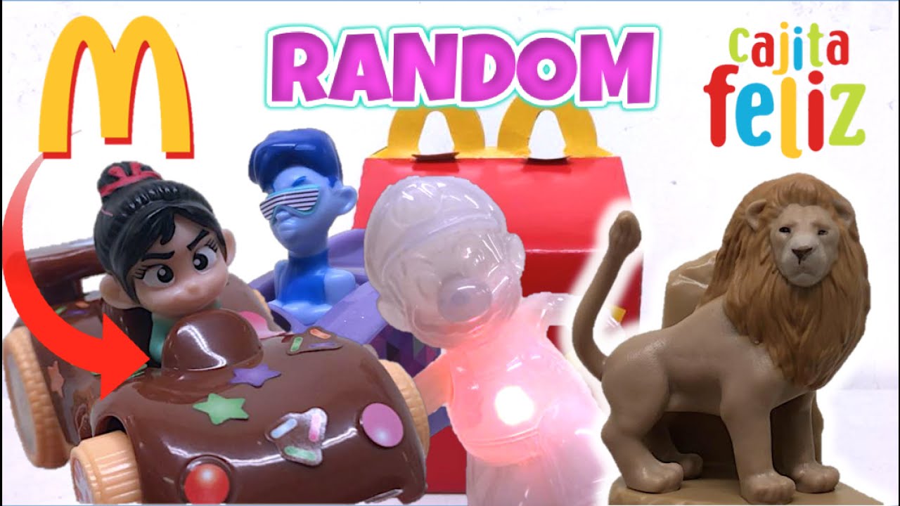 Cajita Feliz RANDOM #1 - Colecciones del Pasado (Mario Bros, Rey León,Wifi Ralph) McDonalds Juguetes