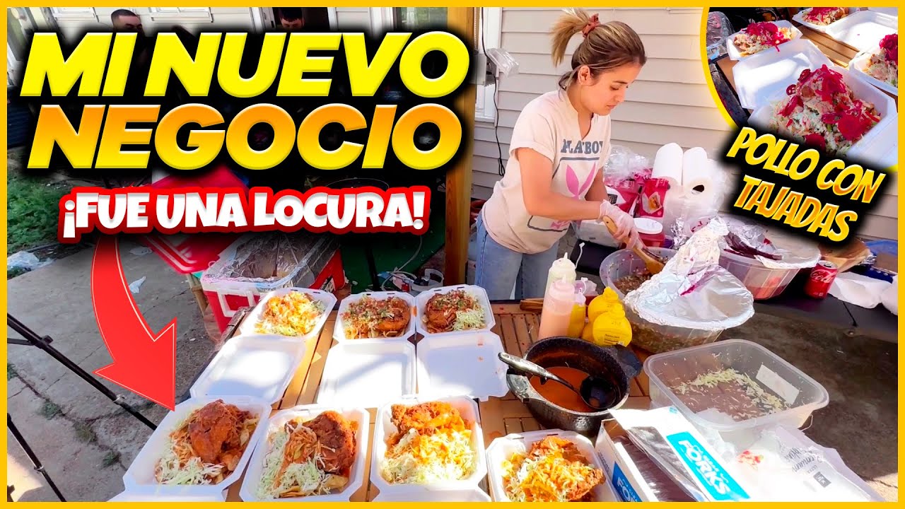 VENDIENDO POLLO CON TAJADAS  🇭🇳 EN USA 🇺🇸 || POLLO CON TAJADAS| CATRACHA EN USA | VLOG