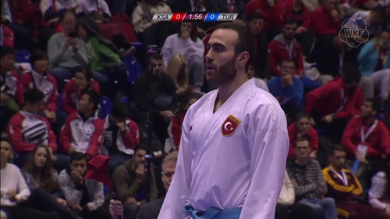 Rıdvan Kaptan TUR-Tareg Hamedi KSA  karate 1 rotterdam 2018  bronze medal kumite +84 kg