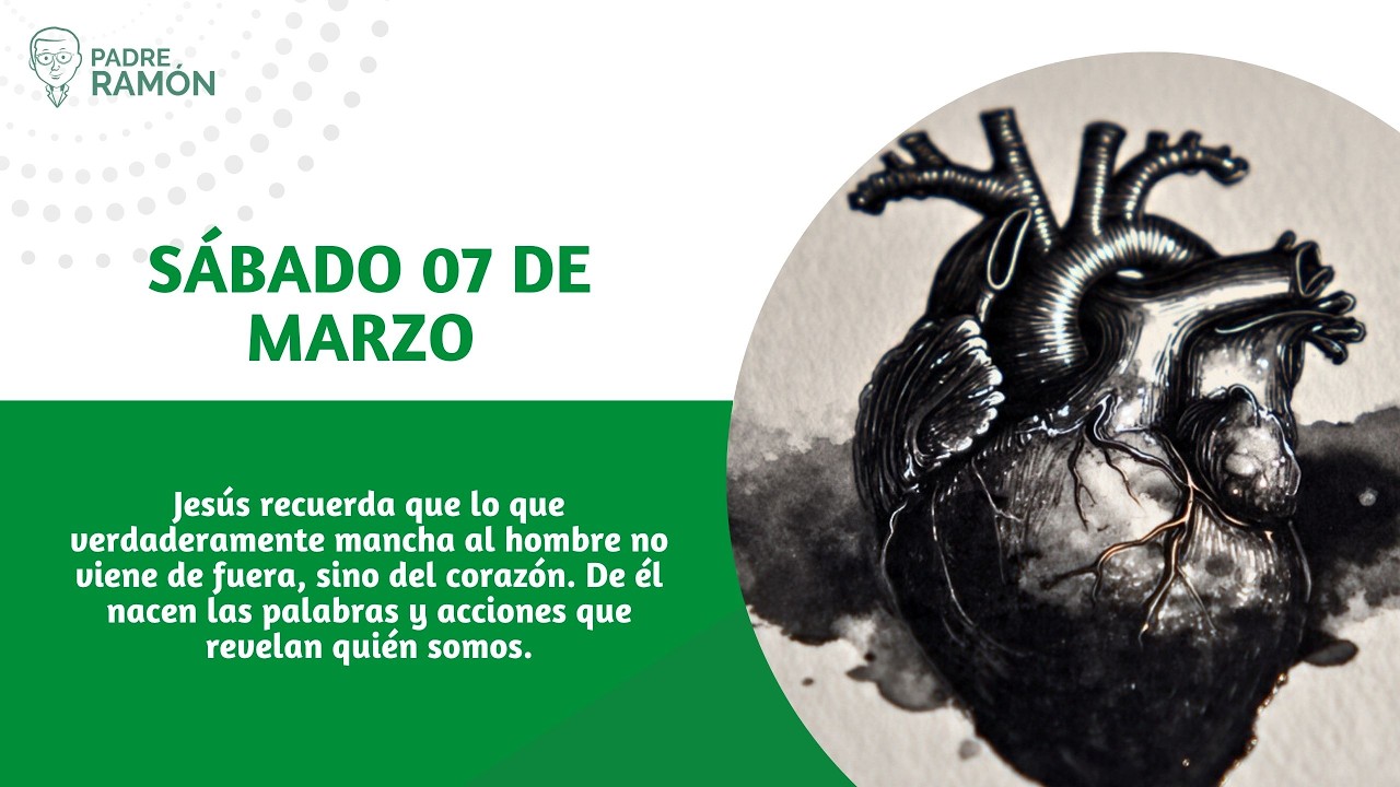 Jesús recuerda que lo que verdaderamente mancha al hombre no viene de fuera, sino del corazón.