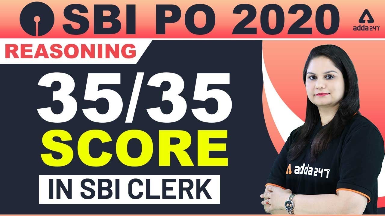 Score 35/35 in SBI Clerk | Reasoning for SBI PO 2020