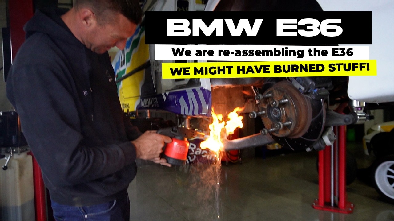 NDT Racing BMW E36 re-assembly.