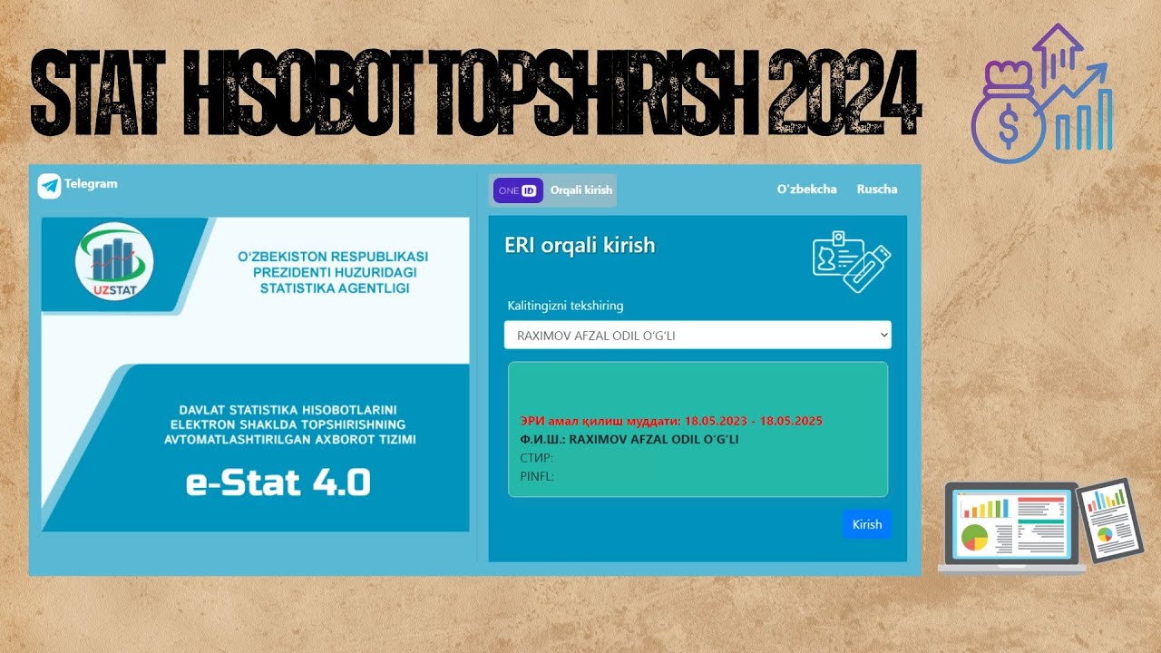 BUXGALTERIYA 19-DARS | STATISTIKA HISOBOTI 1-KB YILLIK SHAKLINI TOPSHIRISH | 2024 VEBINAR
