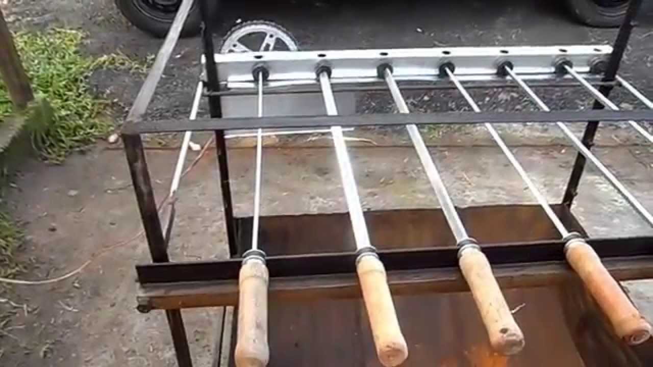 Churrasqueira elétrica artesanal 12v