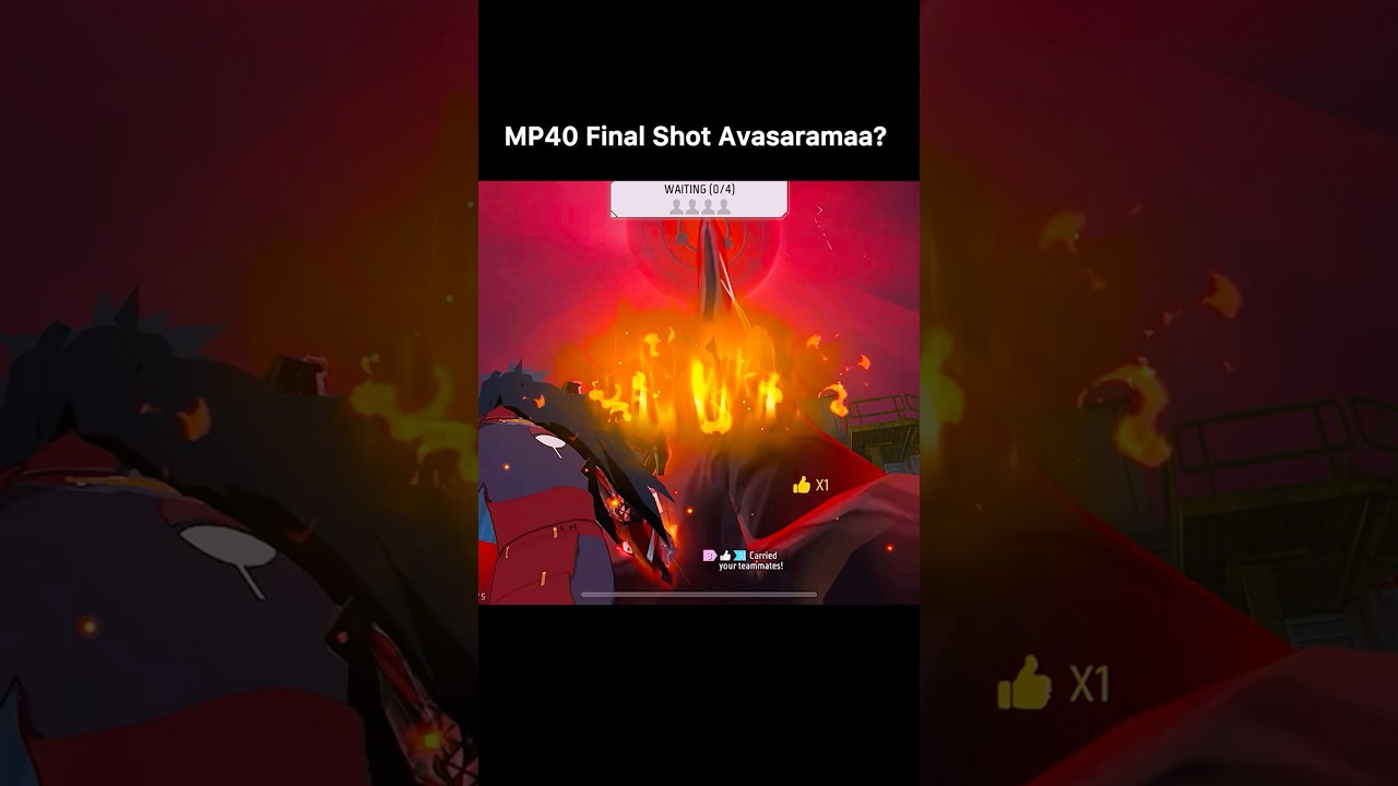 Manaku Anavasaram Idhi 🚶&zwj;♂️| Mp40 Final Shot 🤧| #freefire #dmndheeraj #shorts