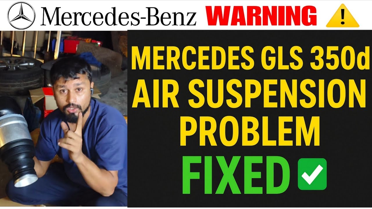 How to Fix Air Suspension Problem | Mercedes Benz GLS 350d/ Mercedes GLS W166 air suspension problem