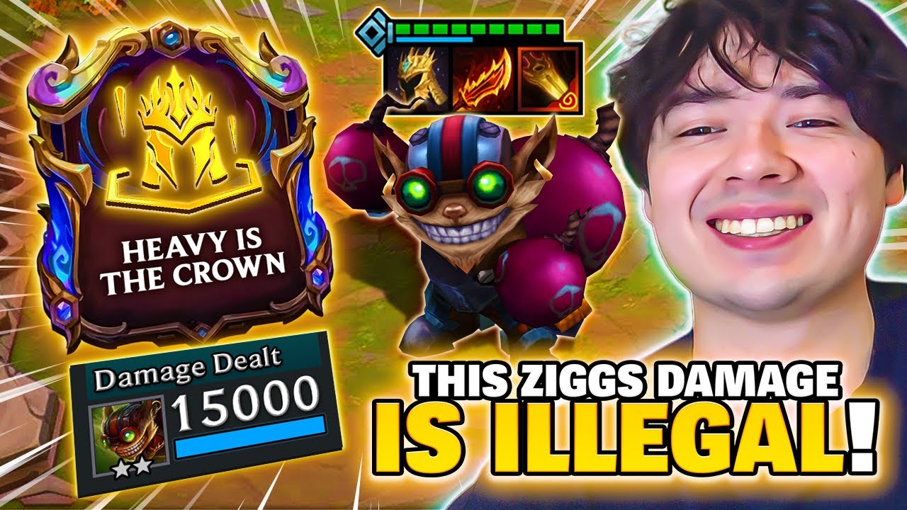 The Crown Of Demacia Is INSANE On Ziggs And I Finally Had A Spot To Try It!