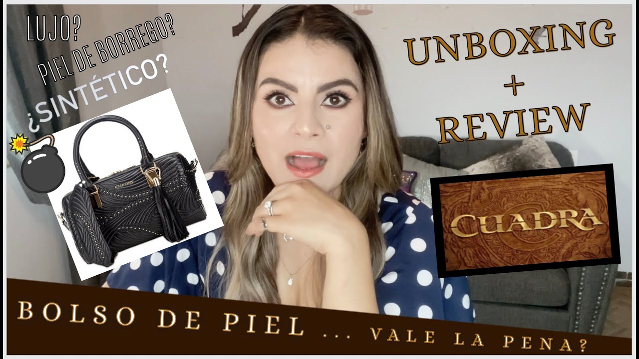 CUADRA BOLSA DE PIEL UNBOXING + REVIEW | VALE LA PENA?| SORTEO SHEIN| FRANCO CUADRA| iliann herenKa🌟