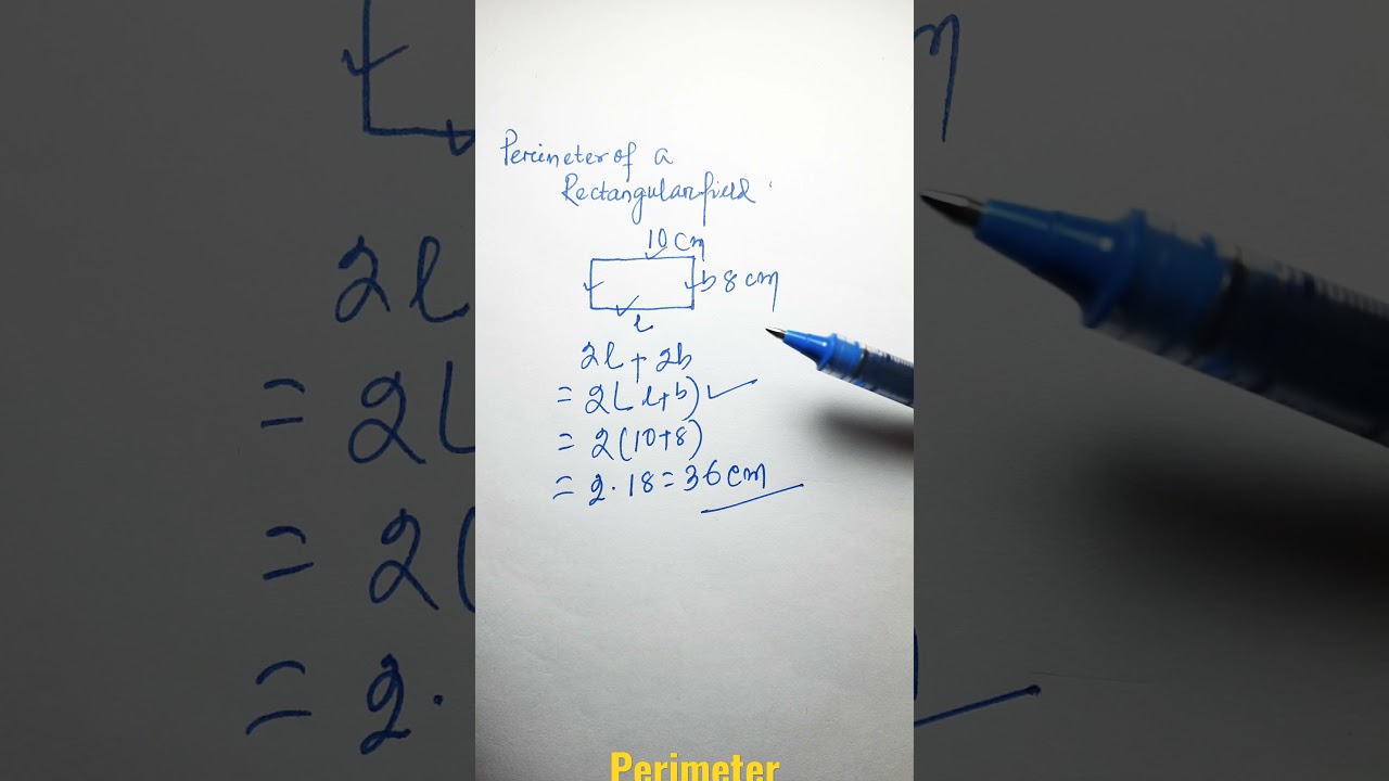 Rectangular field Perimeter#class6maths,#ncert ,#mcq,#bsmaths