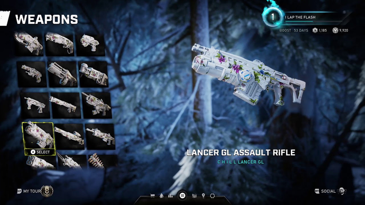 Gears 5 - Tour Rewards Weapon Skin Set: Chill - Shown in 1080p 6500 bitrate