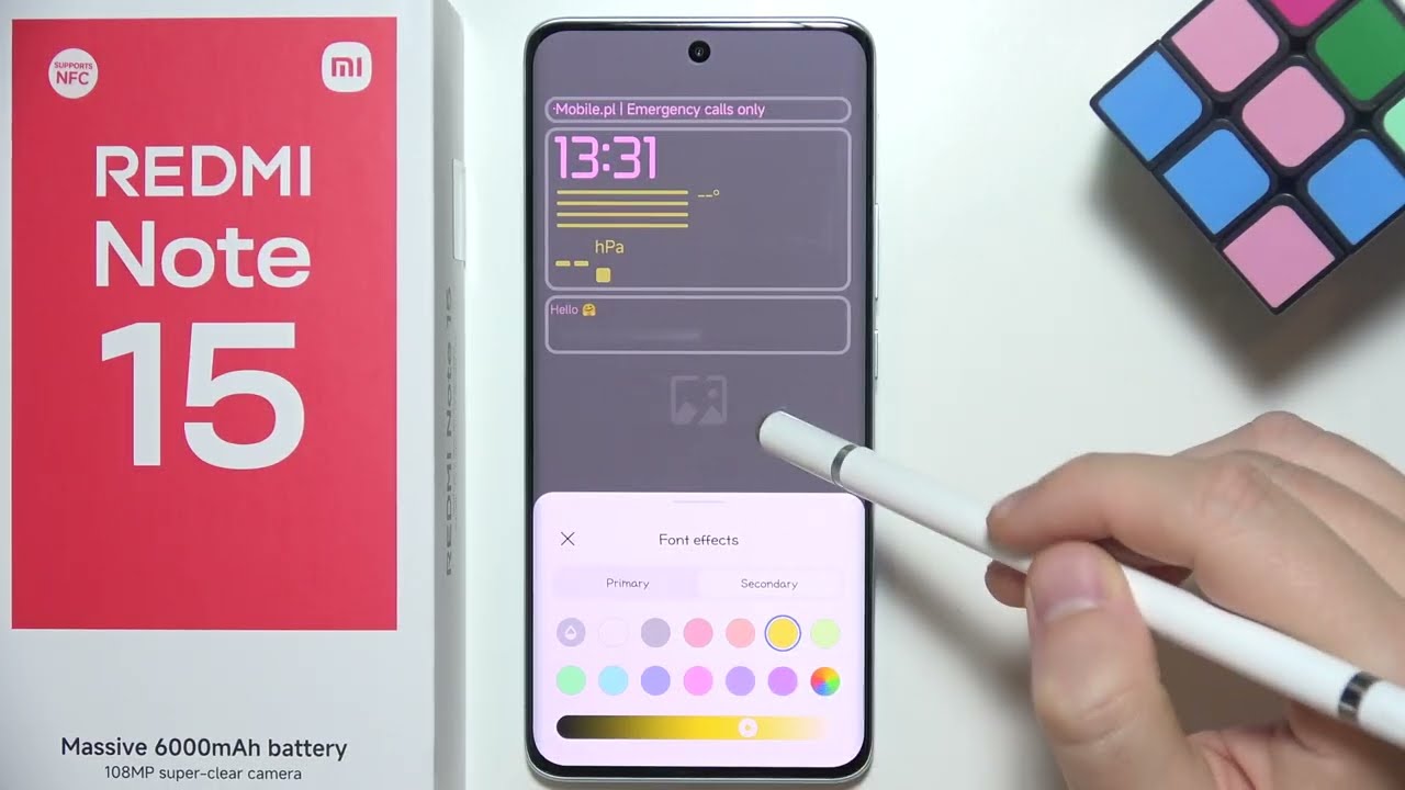 Redmi Note 15: How to Customize Lock Screen