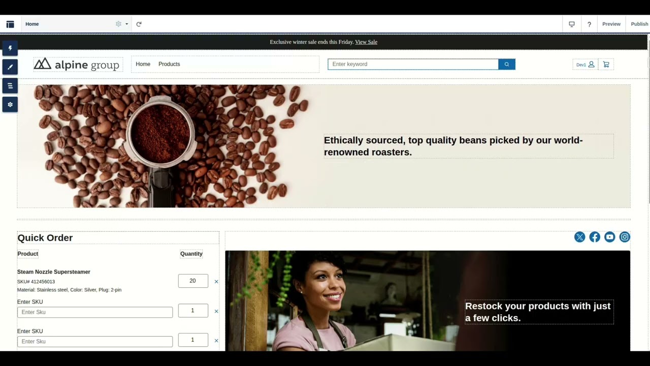 Salesforce LWC Purchase History on Product Page | B2B & D2C Storefront Setup Guide