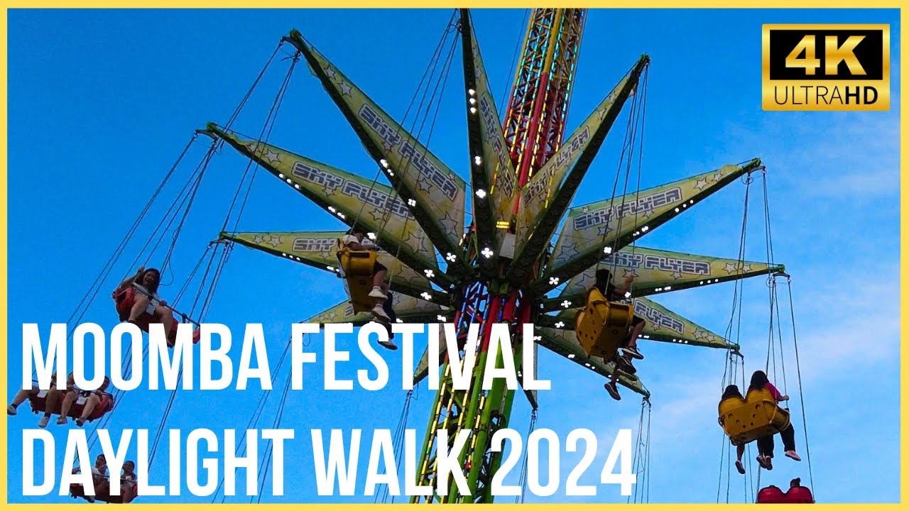 I Walked MOOMBA FESTIVAL During DAYTIME |MELBOURNE CITY 4K Walk