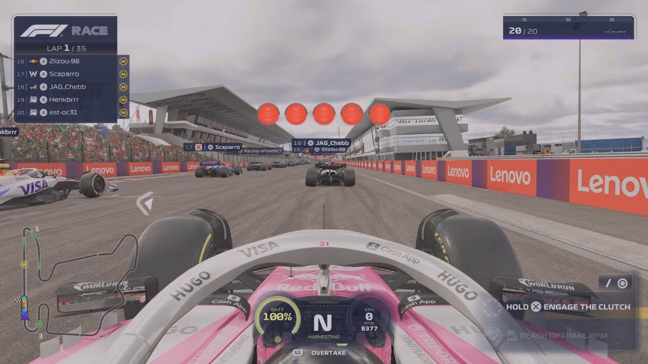 F1 25 PRL Div 1 S10 R11-Hungary-Race- Incident filled race, starting from the back of the grid
