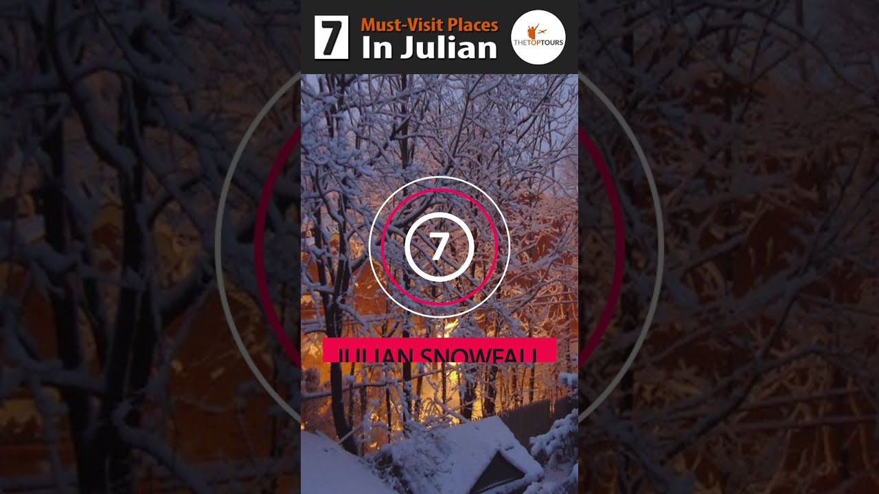 7 Must-Visit Places In Julian, San Diego #Shorts #TheTopTours