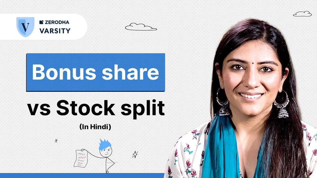 Bonus share vs. Stock split | Explained in Hindi!