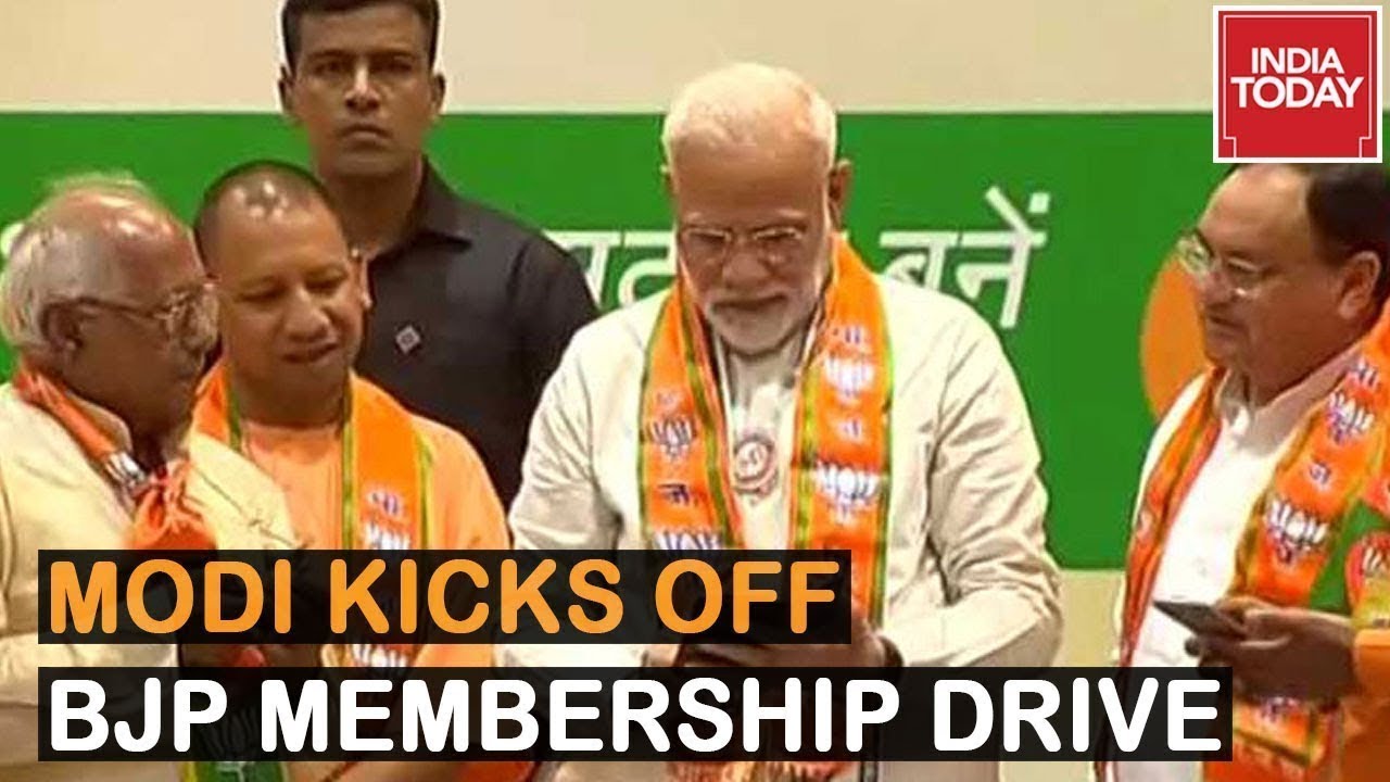 PM Narendra Modi Launches BJP Membership Drive In Varanasi