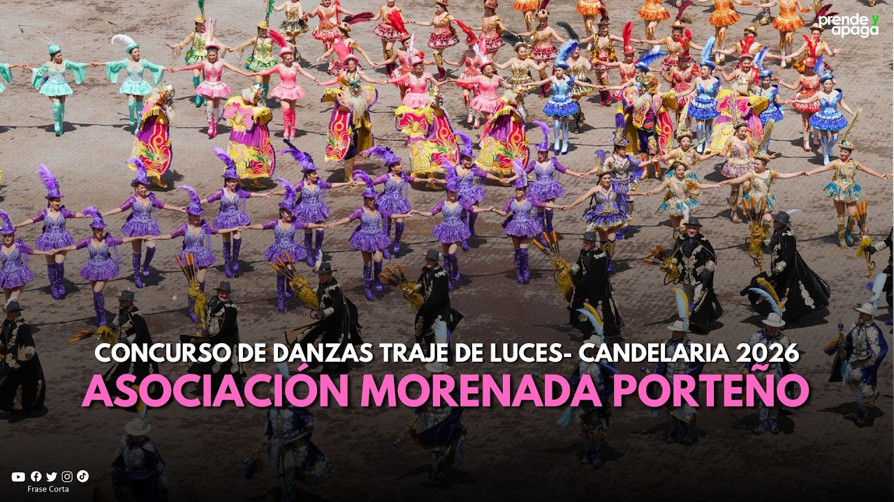 #Puno: Asociación Morenada Porteño - Festividad Virgen de la Candelaria 2026