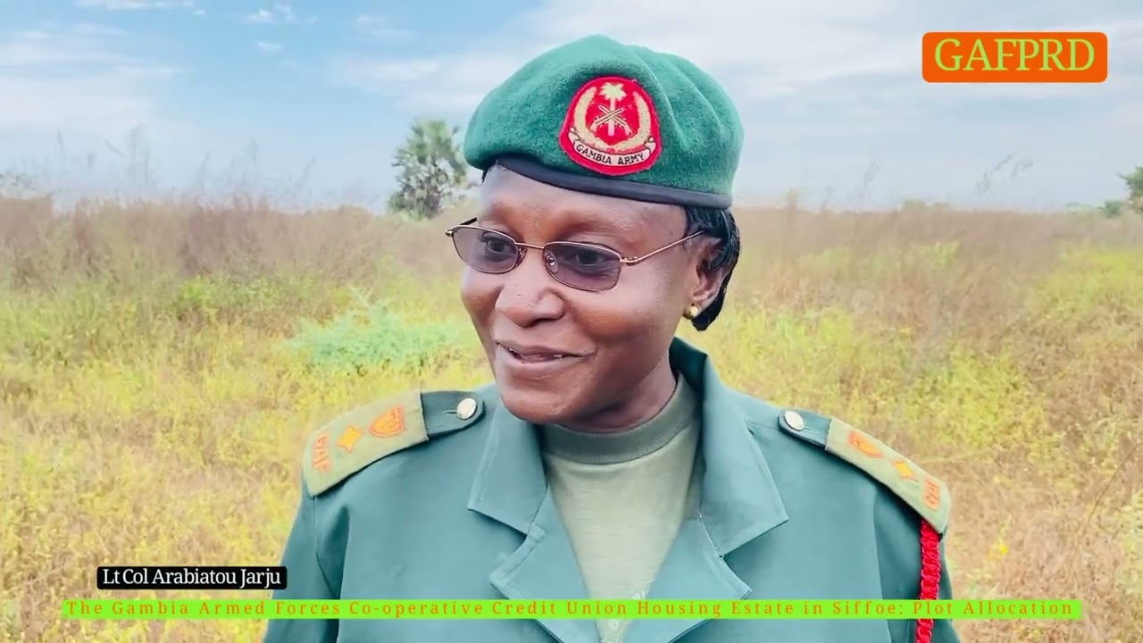 #GAFCCU ALLOCATE LAND TO MEMBERS @gambiaarmedforces5018