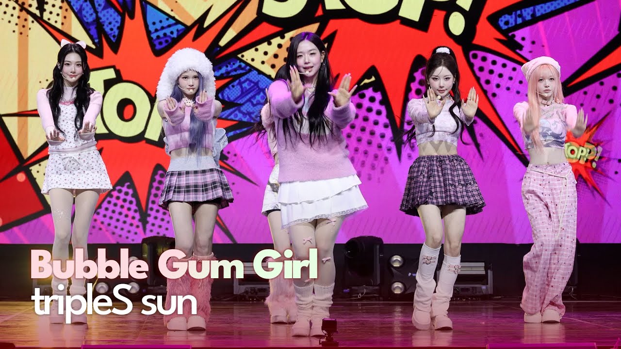 [LIVE] tripleS(트리플에스) msnz sun 'Bubble Gum Girl'' Showcase Stage