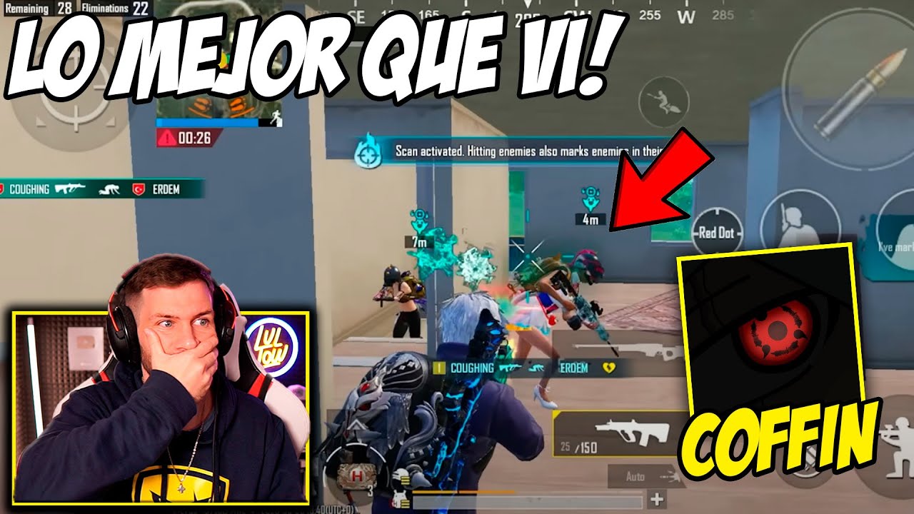 HACE MUCHO NO VEIA UNA PARTIDA TAN BUENA DE COFIFN EN PUBG MOBILE!!