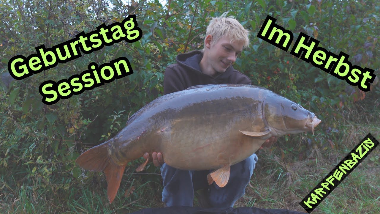 Geburtstags Session im Herbst | Karpfenangeln am Kanal/Altwasser