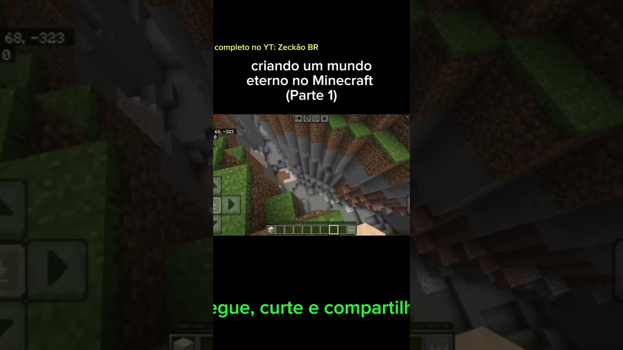 comecei um MUNDO ETERNO no Minecraft! 