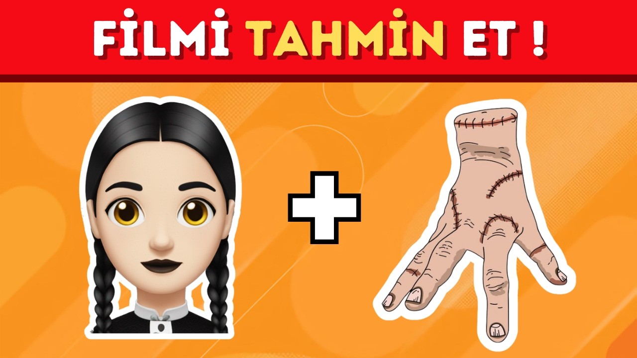 🎥 Emojilerle Gösterilen Filmi Tahmin Et 🍿 Emoji Film & Dizi Bulmaca | Emoji İle Film Bilmece