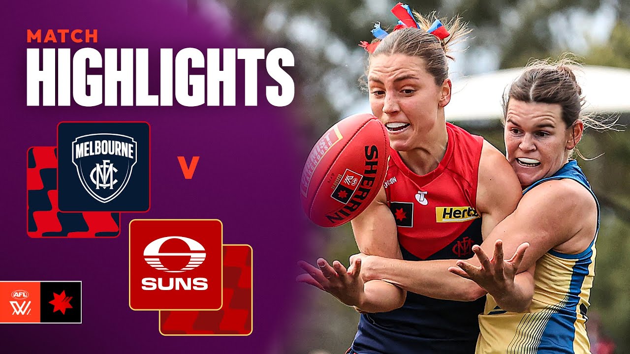 Melbourne v Gold Coast Suns Highlights | Round 7, 2025 | AFLW