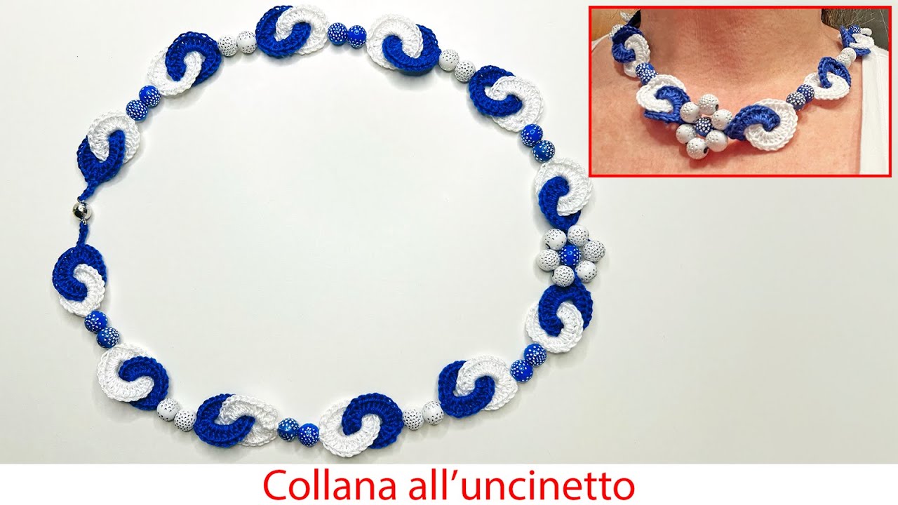 Collana numero 18 all'uncinetto