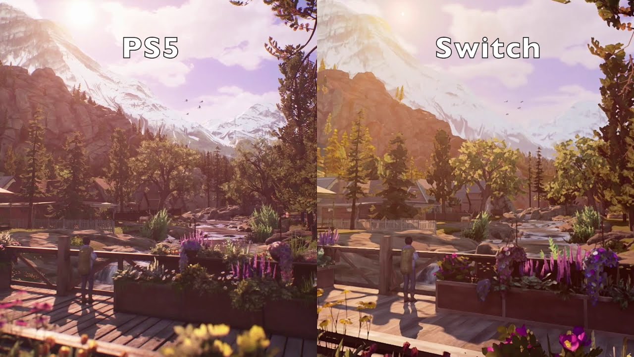 Life is Strange: True Colors - Nintendo Switch vs. PS5 Comparison