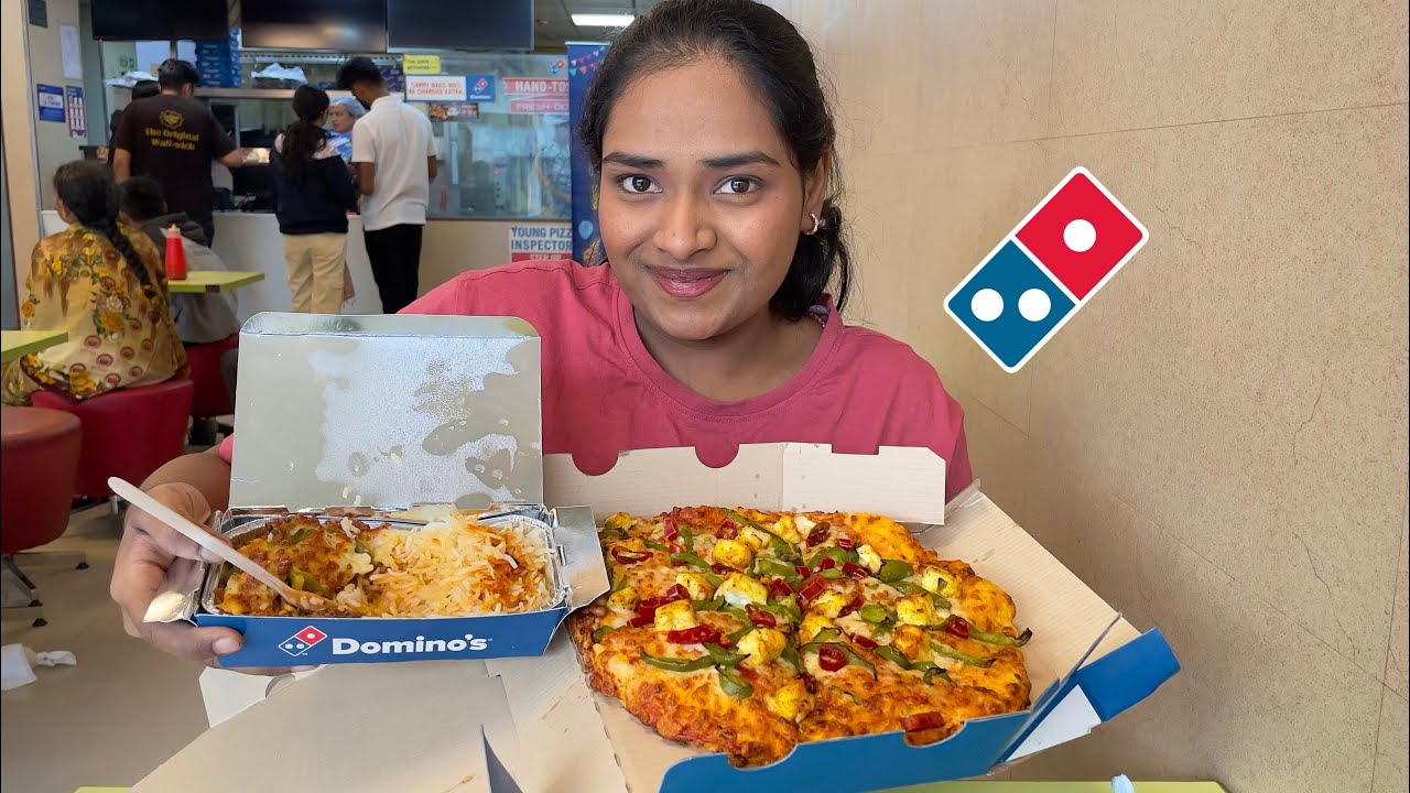 Domino’s Cheesiken Rice🍛 | Cheese Burst Pizza 🍕| Honest Review | Domino’s |
