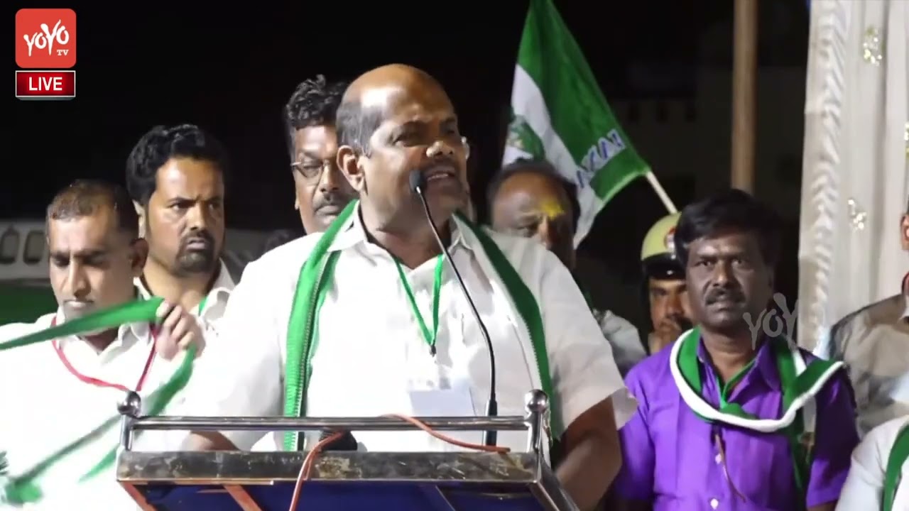 bandeppa kashempur's superb speech in ranebennur pancharatna rath yatra | jds live | yoyo kannada