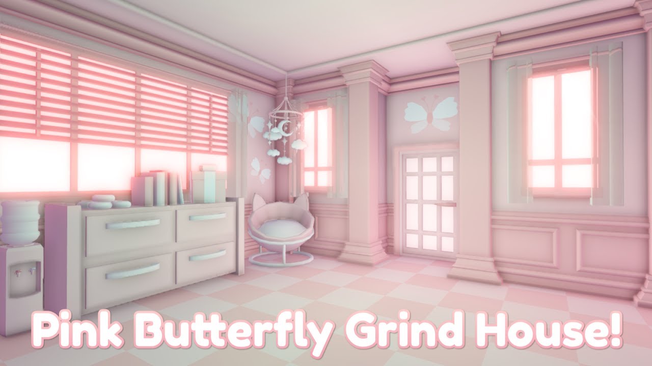 Pink Butterfly Grind House Speed Build in Adopt Me! 🦋