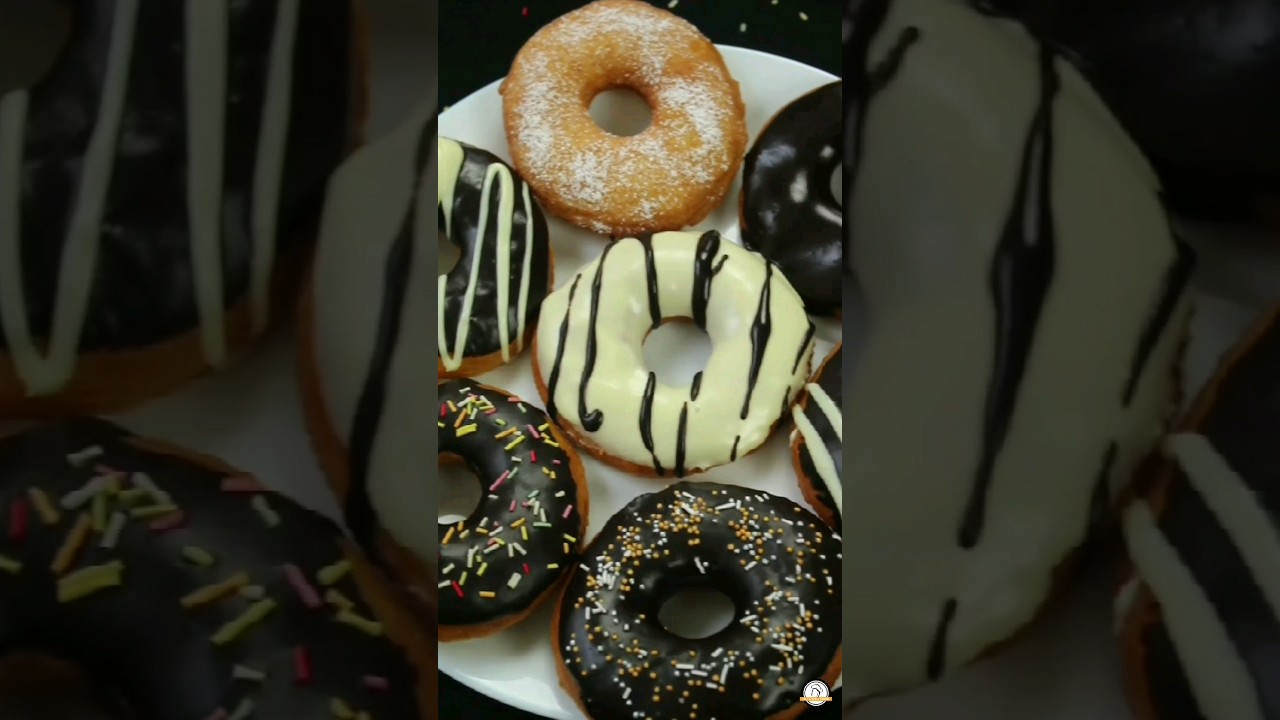 NO EGG, NO OVEN EASY DONUT RECIPE 😋 👌 || How to make donuts at home || Chocolate donuts recipe