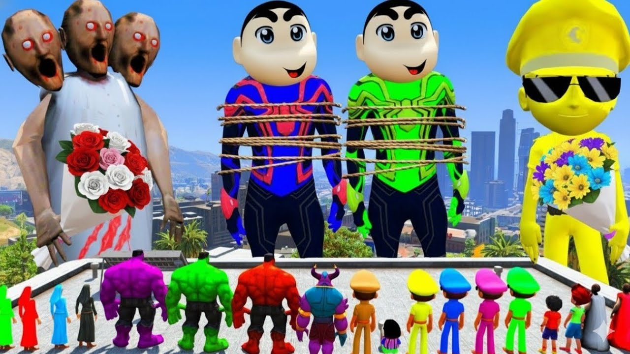 Little Singham Found Multiverse Giant Shinchan In Gta | Kicko Save Little Singham