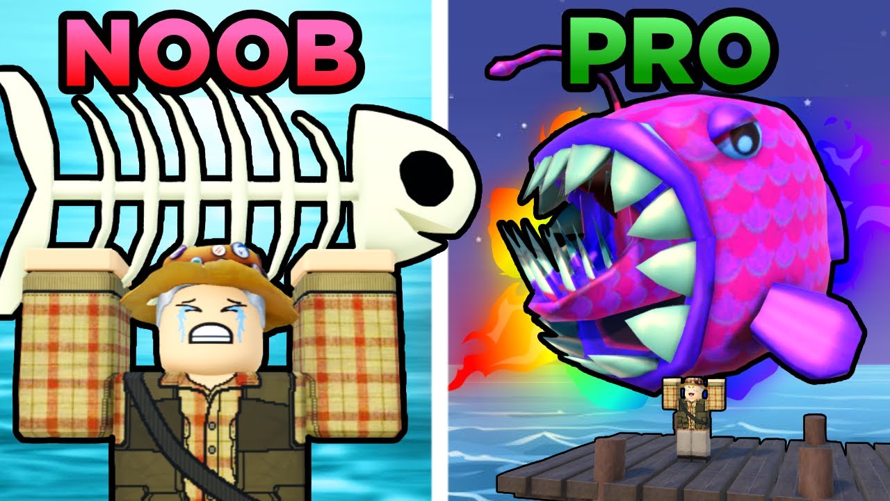 Going from Noob to Pro in FISH TOWER DEFENSE!! (Roblox)