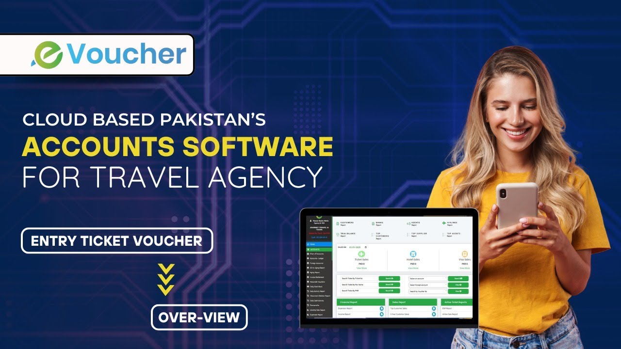 How to Use Entry Ticket Vouchers Under Ticket Voucher | Travel Agency Accounting Software