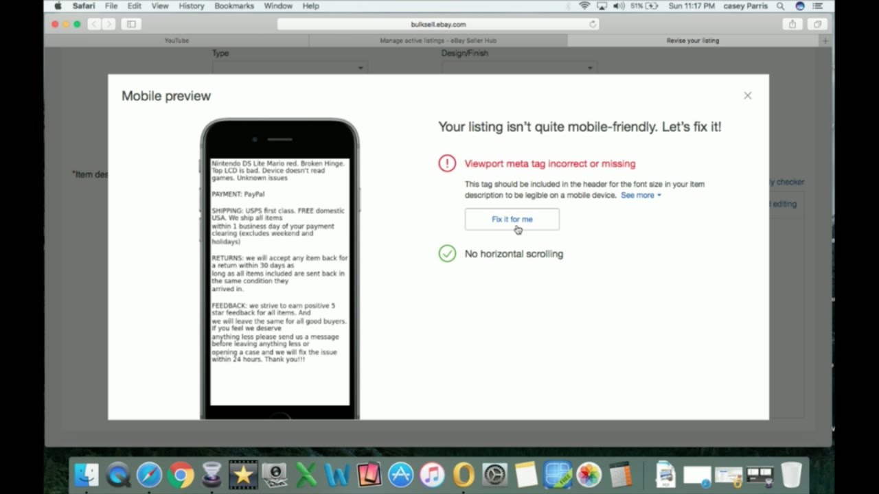 How to Make More Money on Ebay with Mobile Friendly Listings