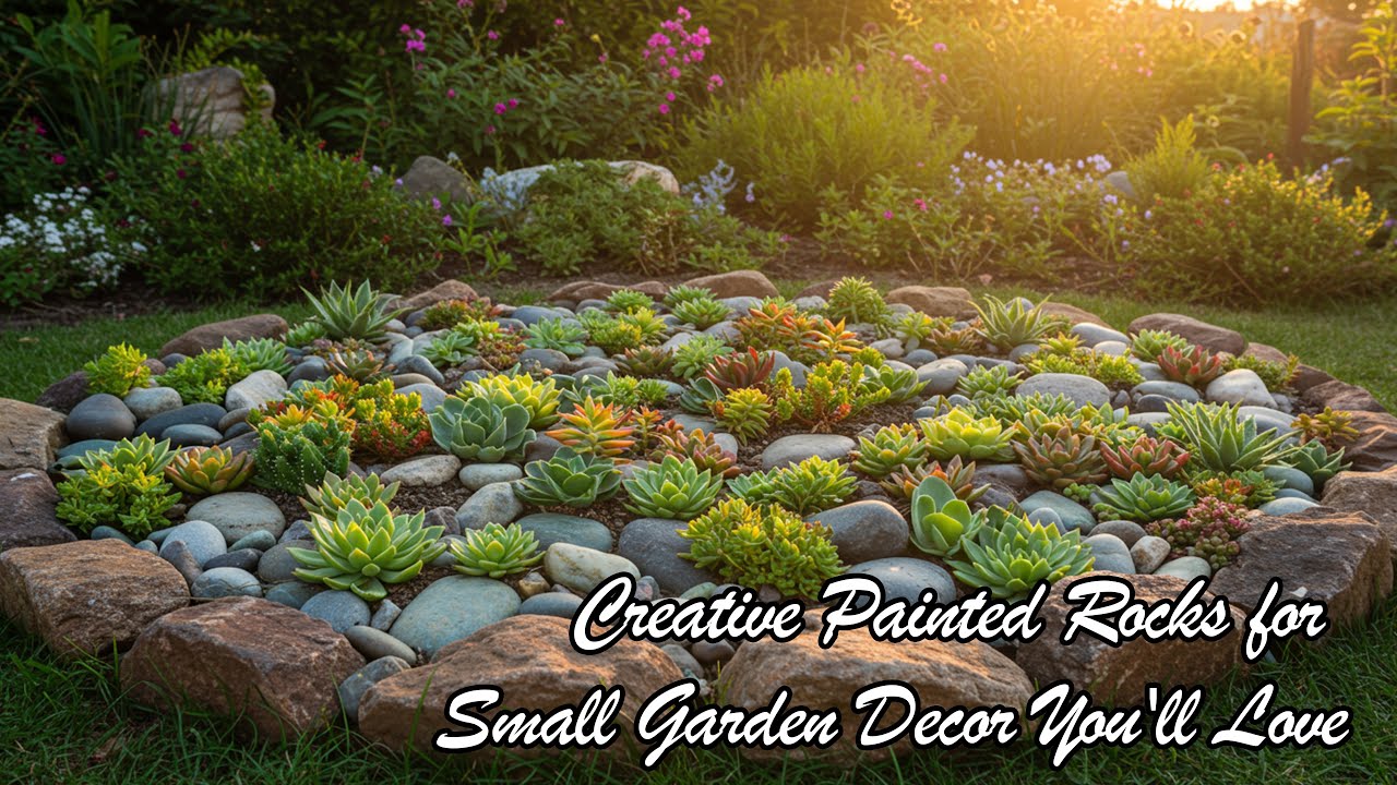 Creative Painted Rocks for Small Garden Decor You'll Love 🎨 | Garden Corner DIY