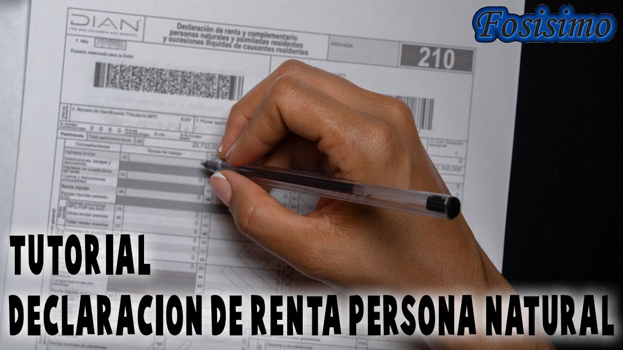 Declaración de renta persona natural paso a paso [TUTORIAL]