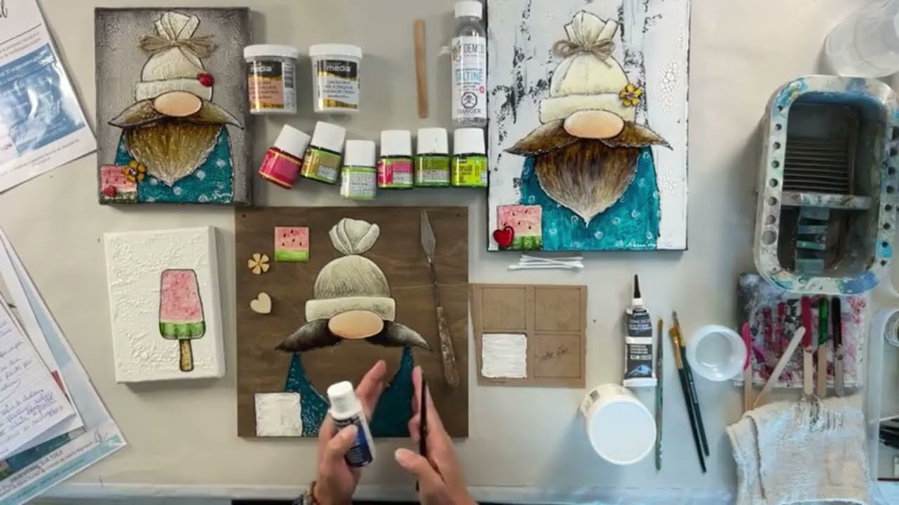 Projet Mon Gilbert en faux vitrail: Démo de faux vitrail sur bois par Manon Bureau