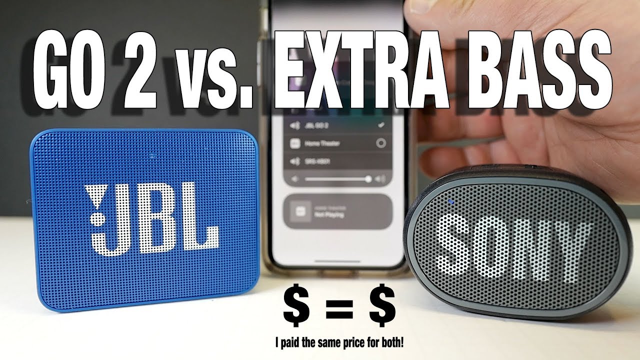 Sony SRS-XB01 Extra Bass vs. JBL GO 2
