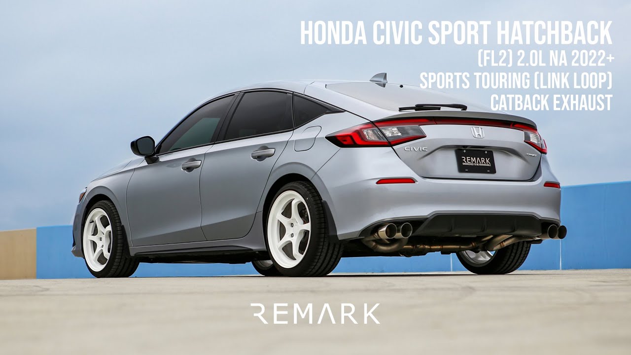 REMARK Link Loop Catback Exhaust  - Honda Civic Sport Hatchback 2.0L NA (FL2) 2022+