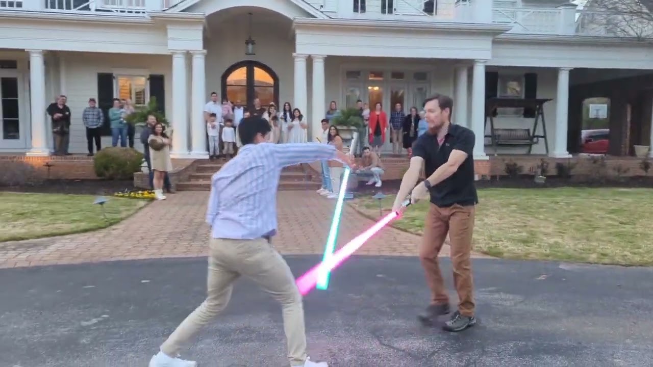 Star Wars Lightsaber Gender Reveal EPIC