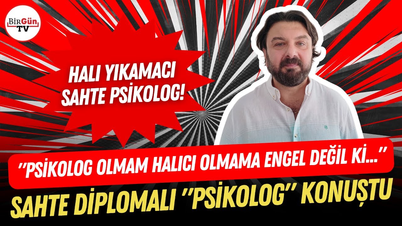 Sahte diplomalı “psikolog” Volkan Uçak konuştu: “E-Devlet şifremi istediler diploma gönderdiler…”
