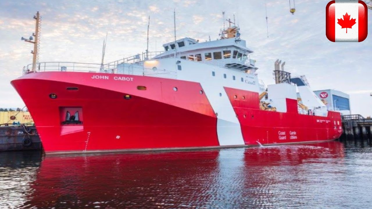 Future Canadian Coast Guard Vessel CCGS John Cabot Starts Sea Trials